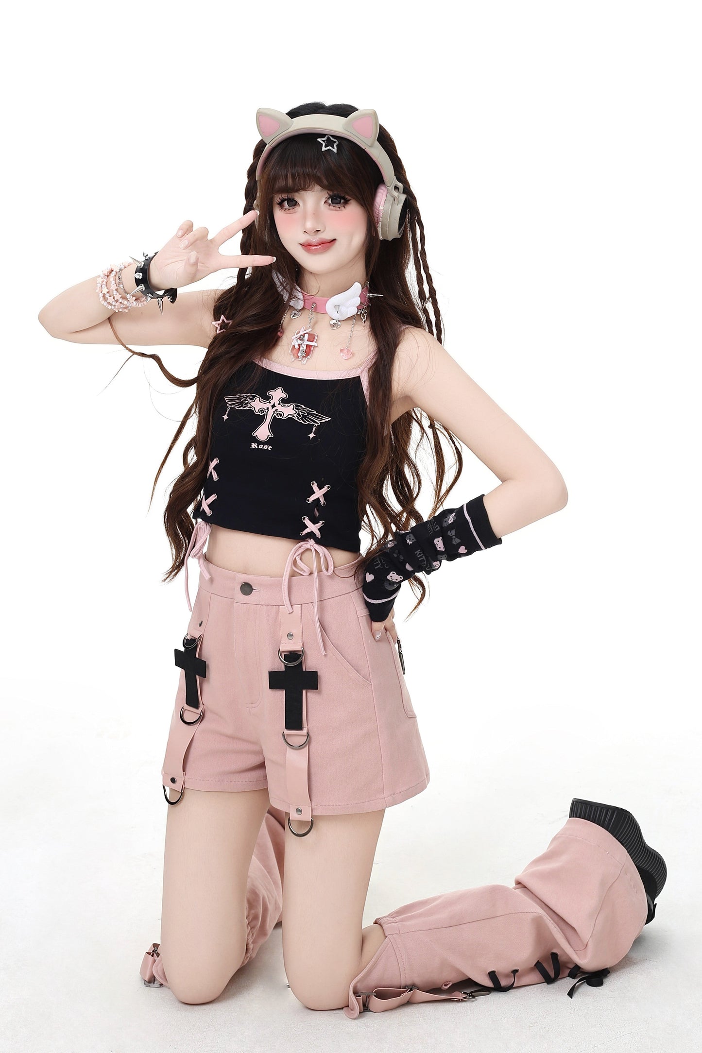 クロスレッグウォーマーパンツ