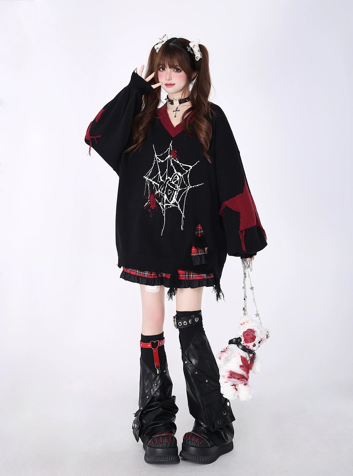 レッドスパイダーニット NW1288