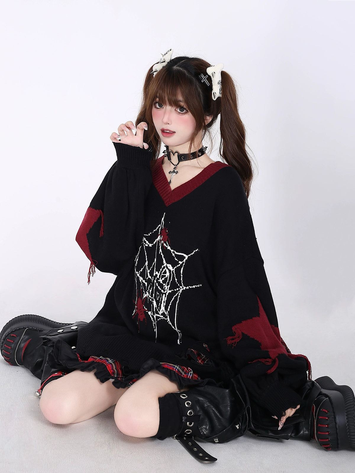 レッドスパイダーニット NW1288
