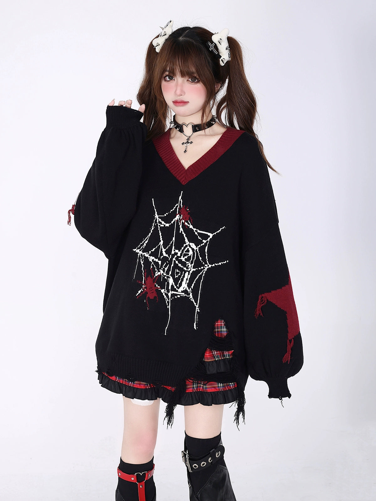 レッドスパイダーニット NW1288