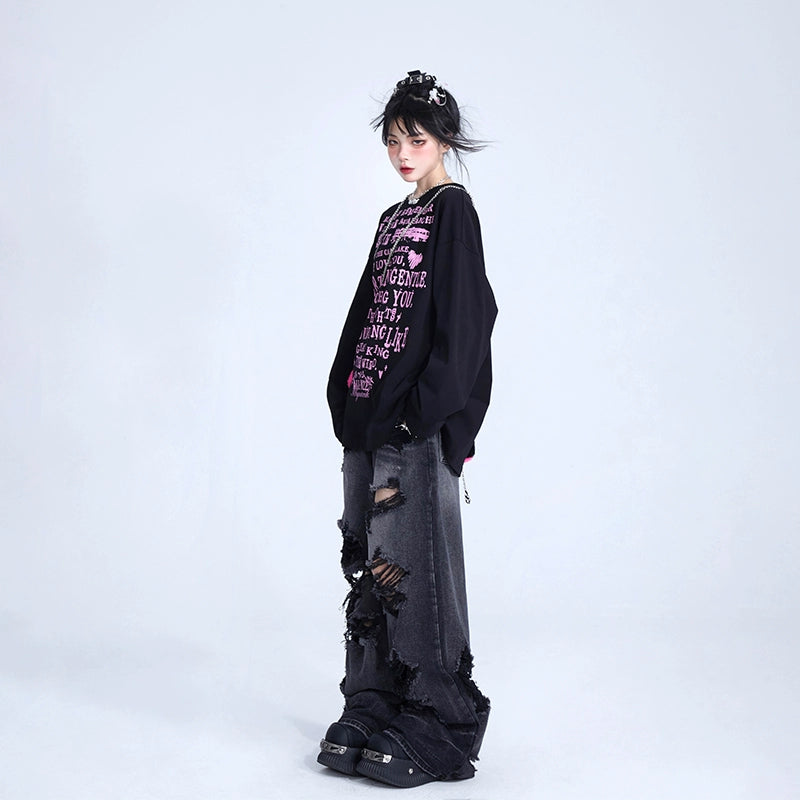 オーバーダメージデニム NW1071