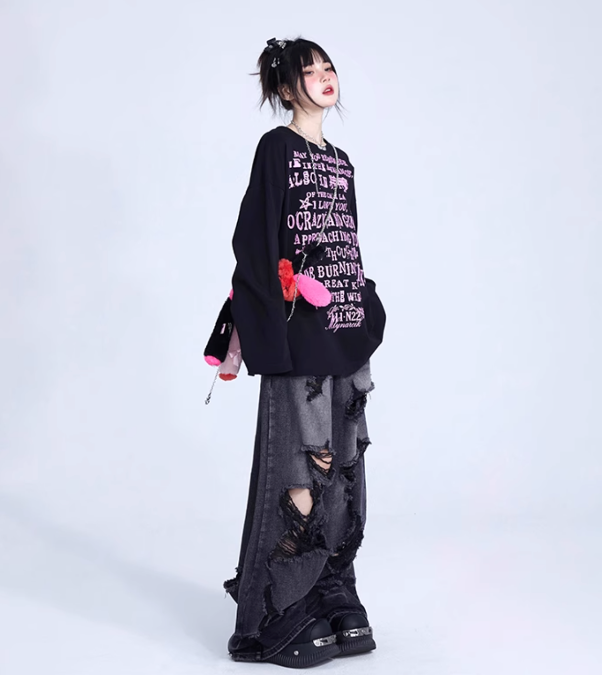 オーバーダメージデニム NW1071