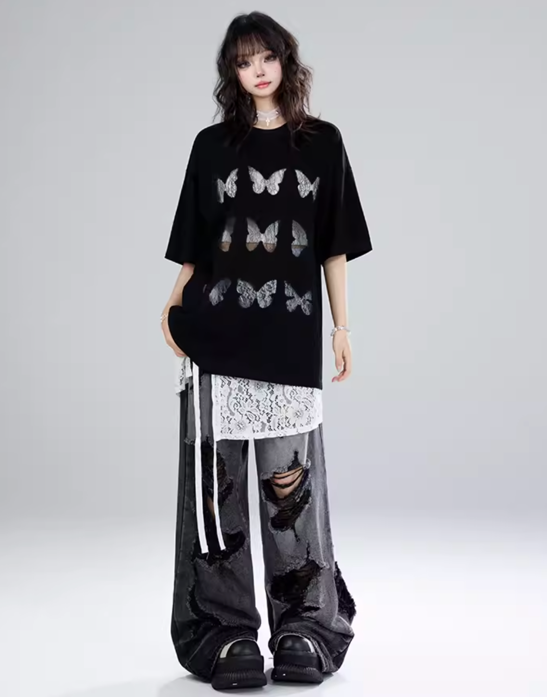 オーバーダメージデニム NW1071