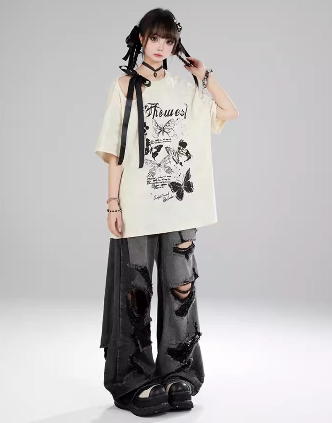 オーバーダメージデニム NW1071