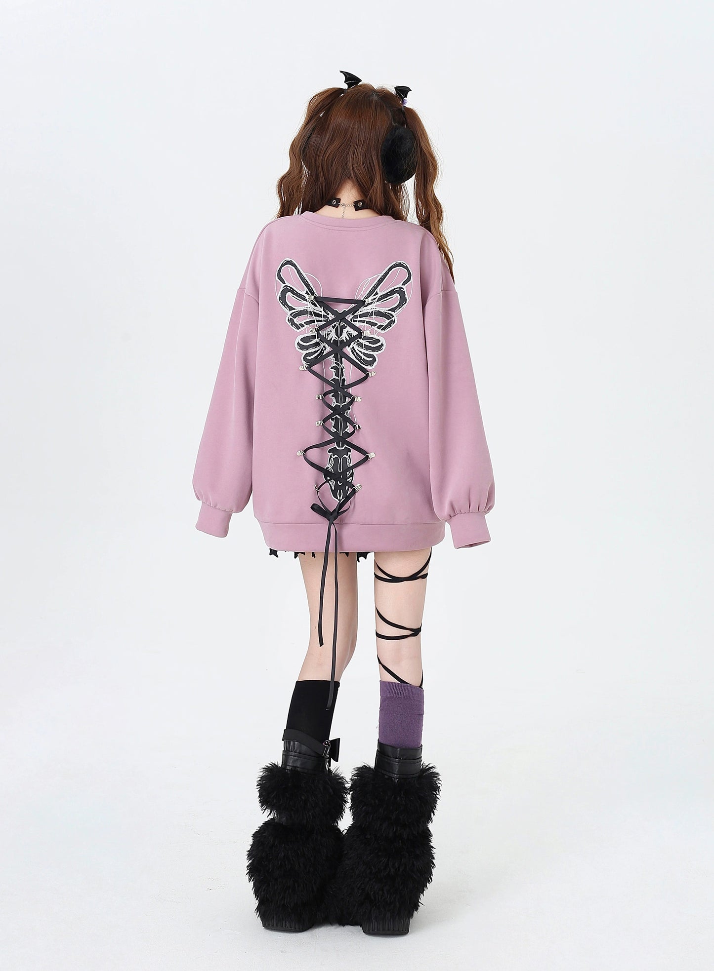 バッグポイントリボンアップスウェット NW1269