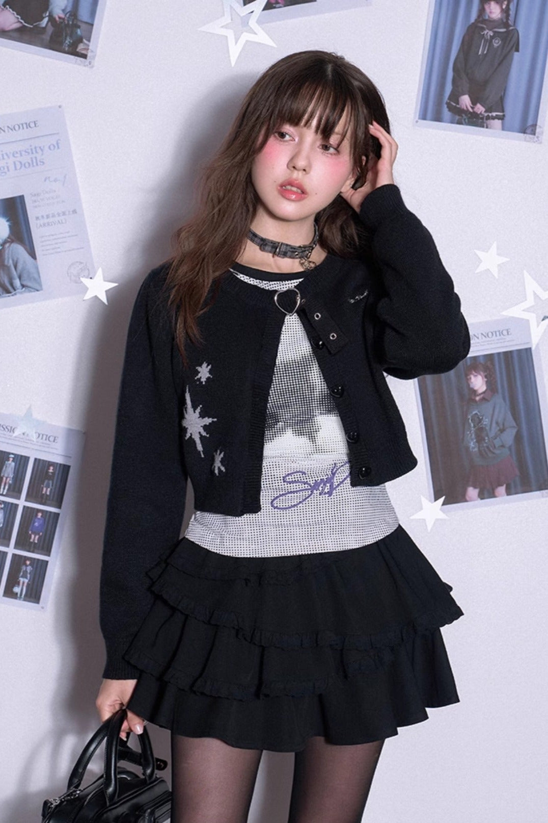 ラブボタンカーディガン