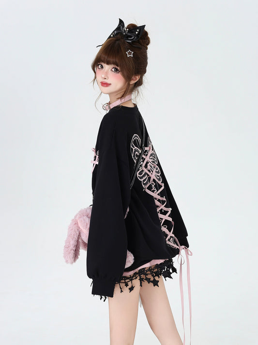 バッグポイントリボンアップスウェット NW1269