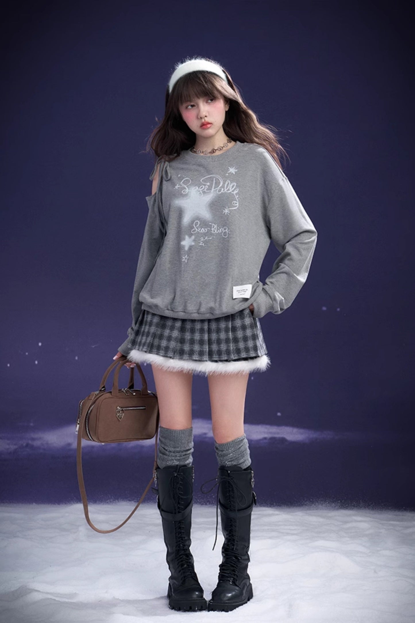 スタープリントスウェット