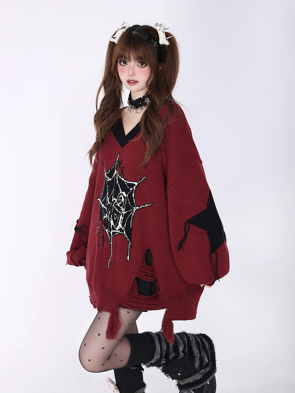 レッドスパイダーニット NW1288