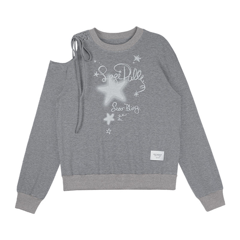 スタープリントスウェット