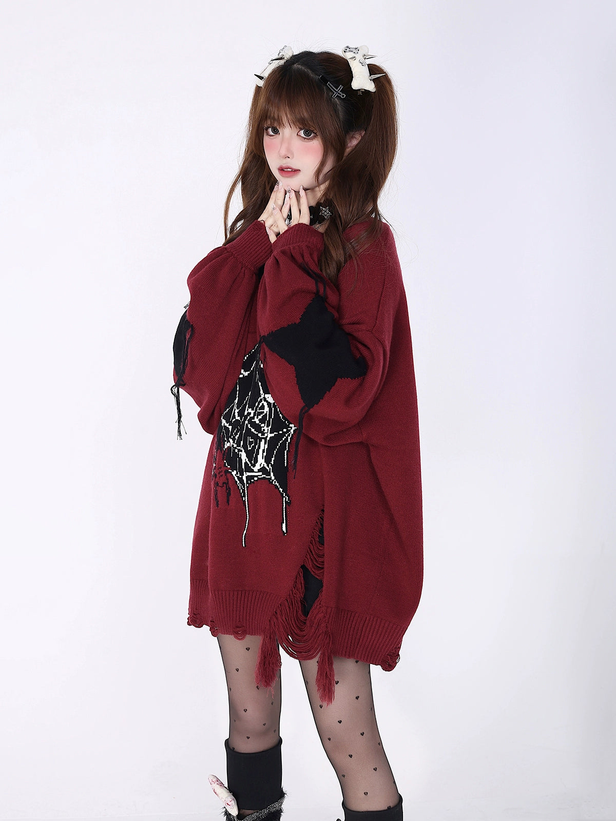 レッドスパイダーニット NW1288