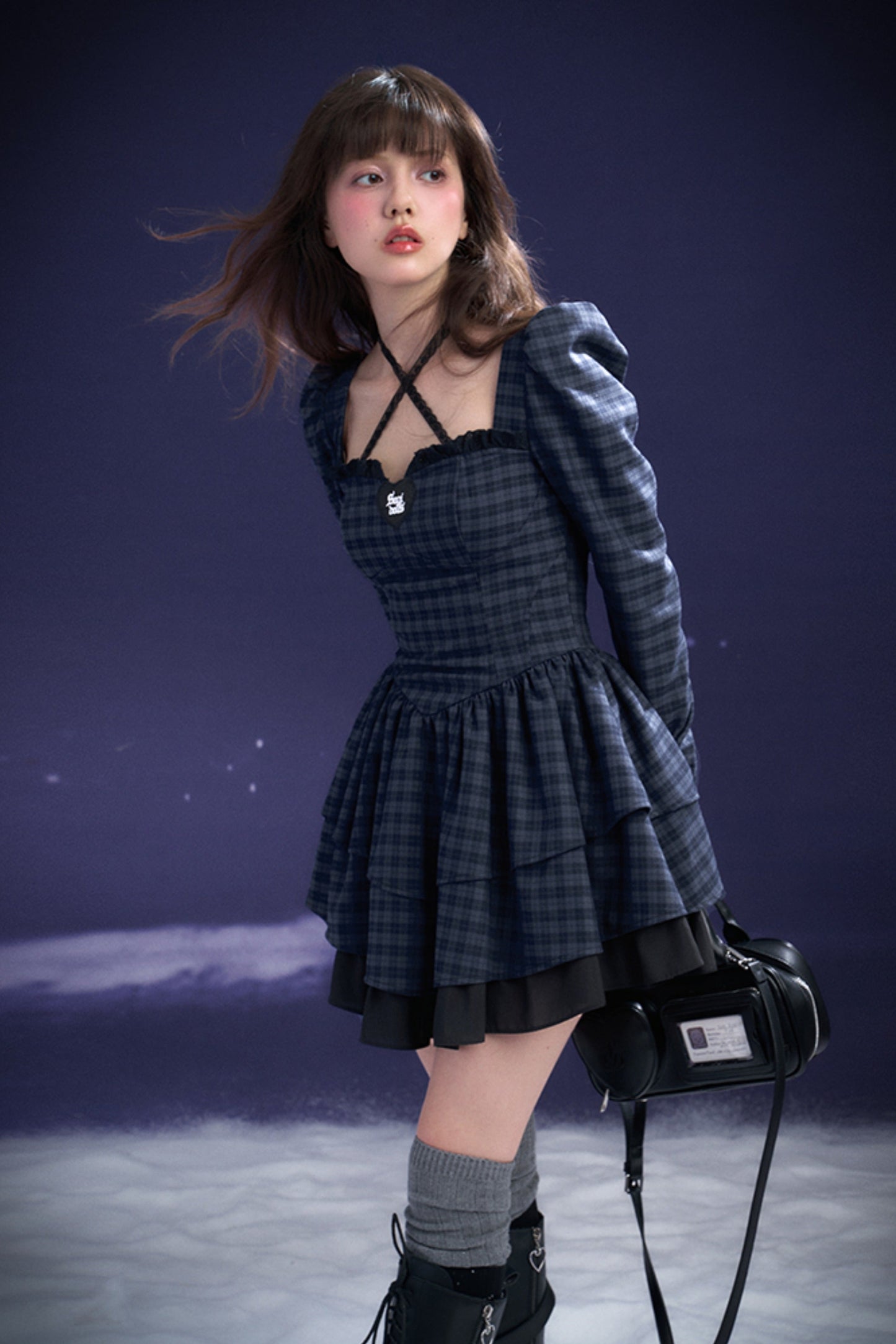 ブルーロリータドレス