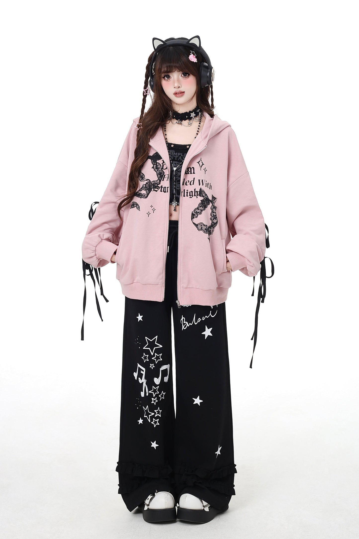 ボウタイルーズパーカー