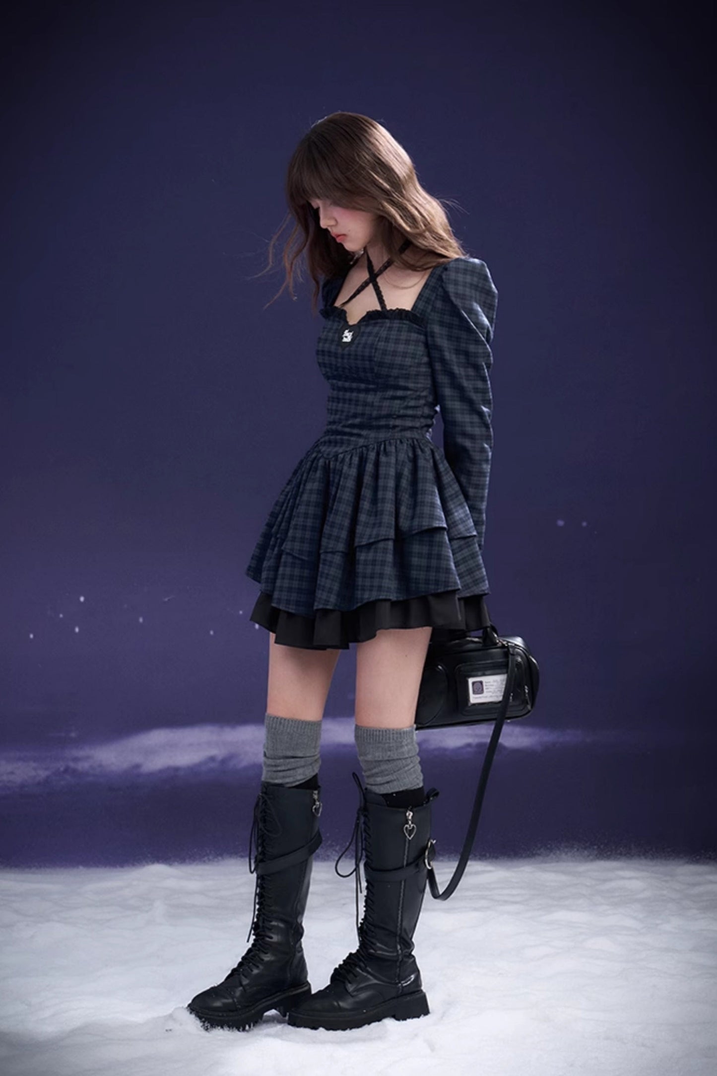 ブルーロリータドレス