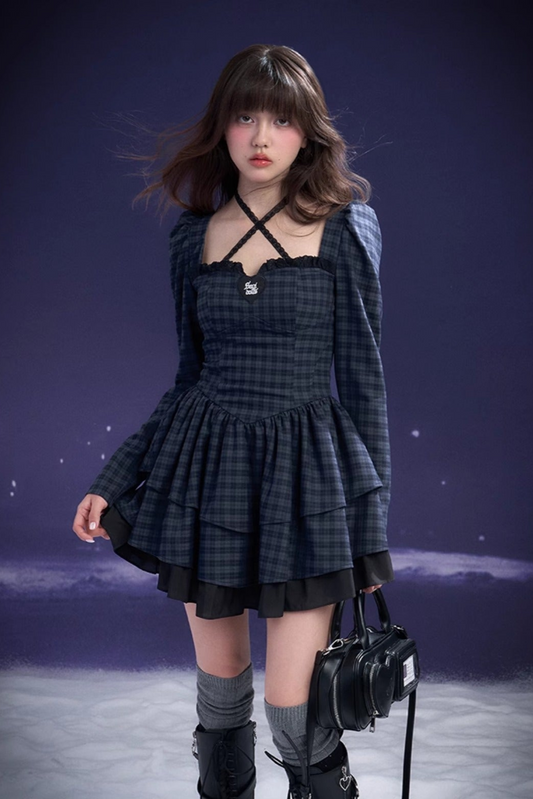 ブルーロリータドレス