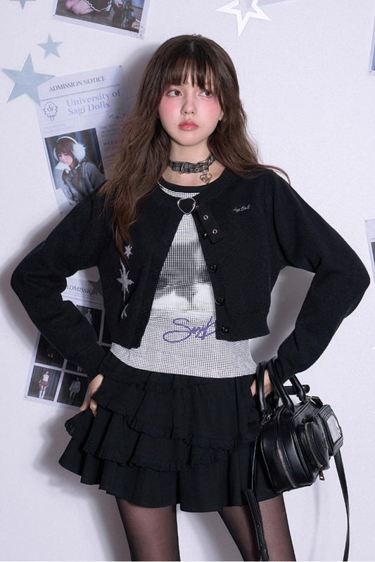 ラブボタンカーディガン