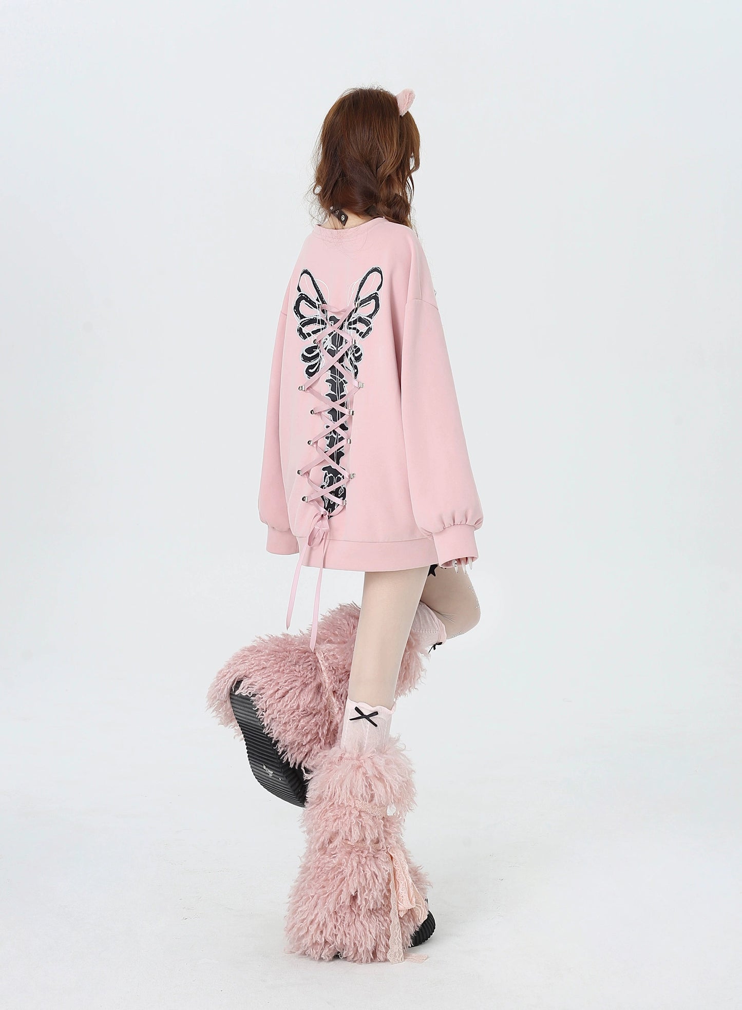 バッグポイントリボンアップスウェット NW1269