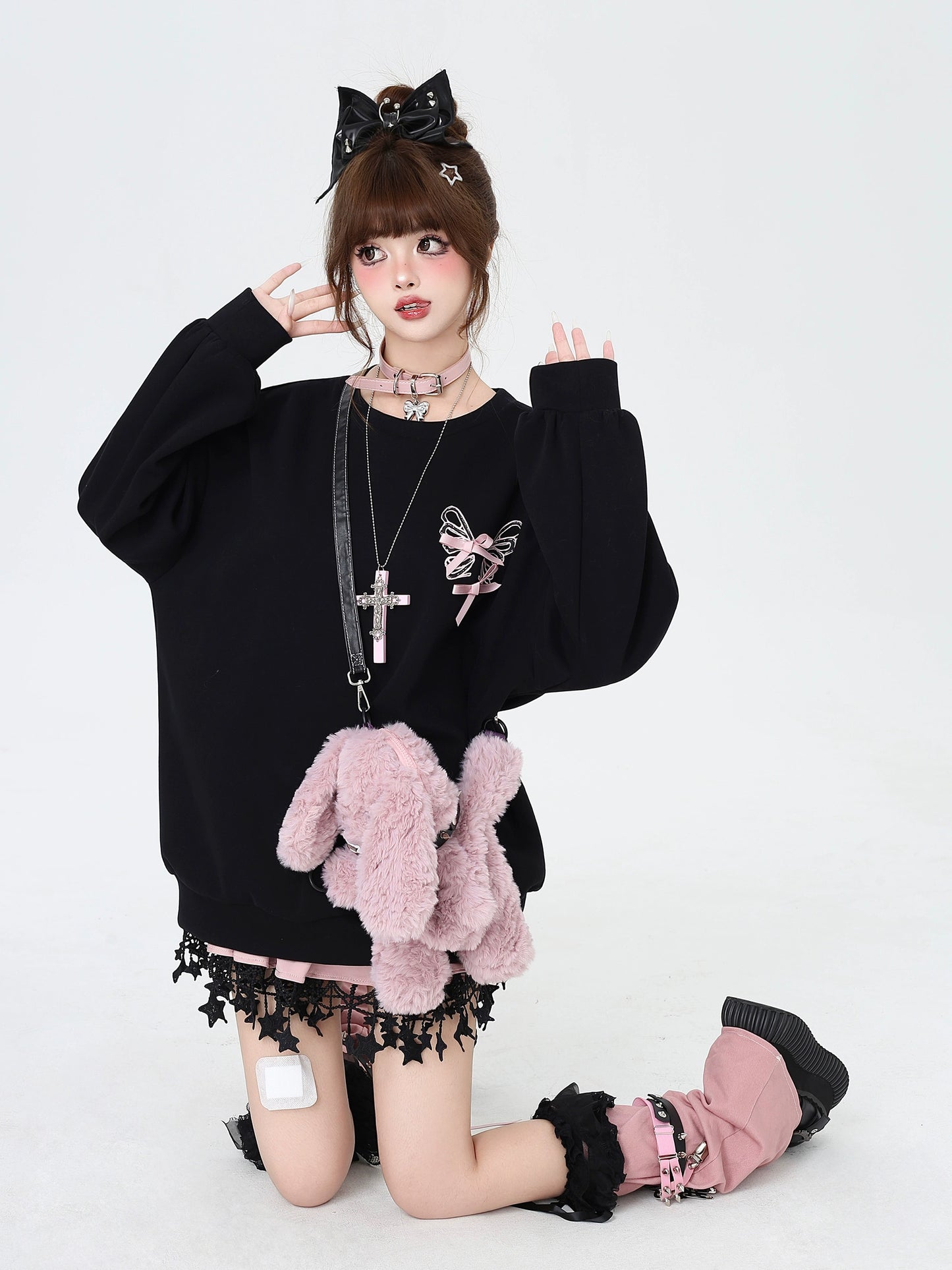 バッグポイントリボンアップスウェット NW1269