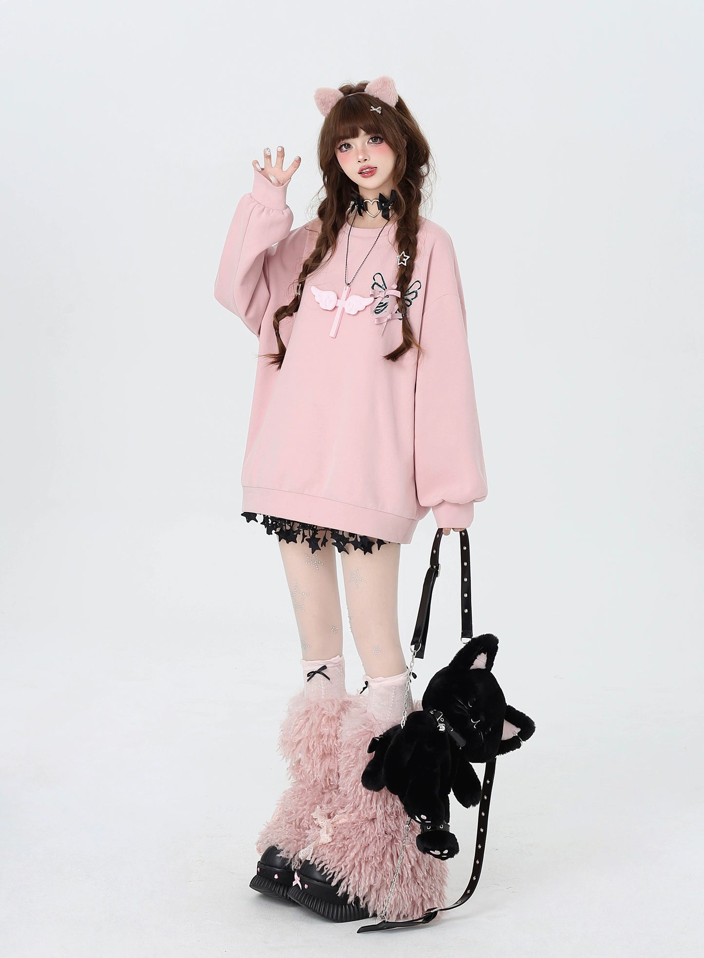 バッグポイントリボンアップスウェット NW1269