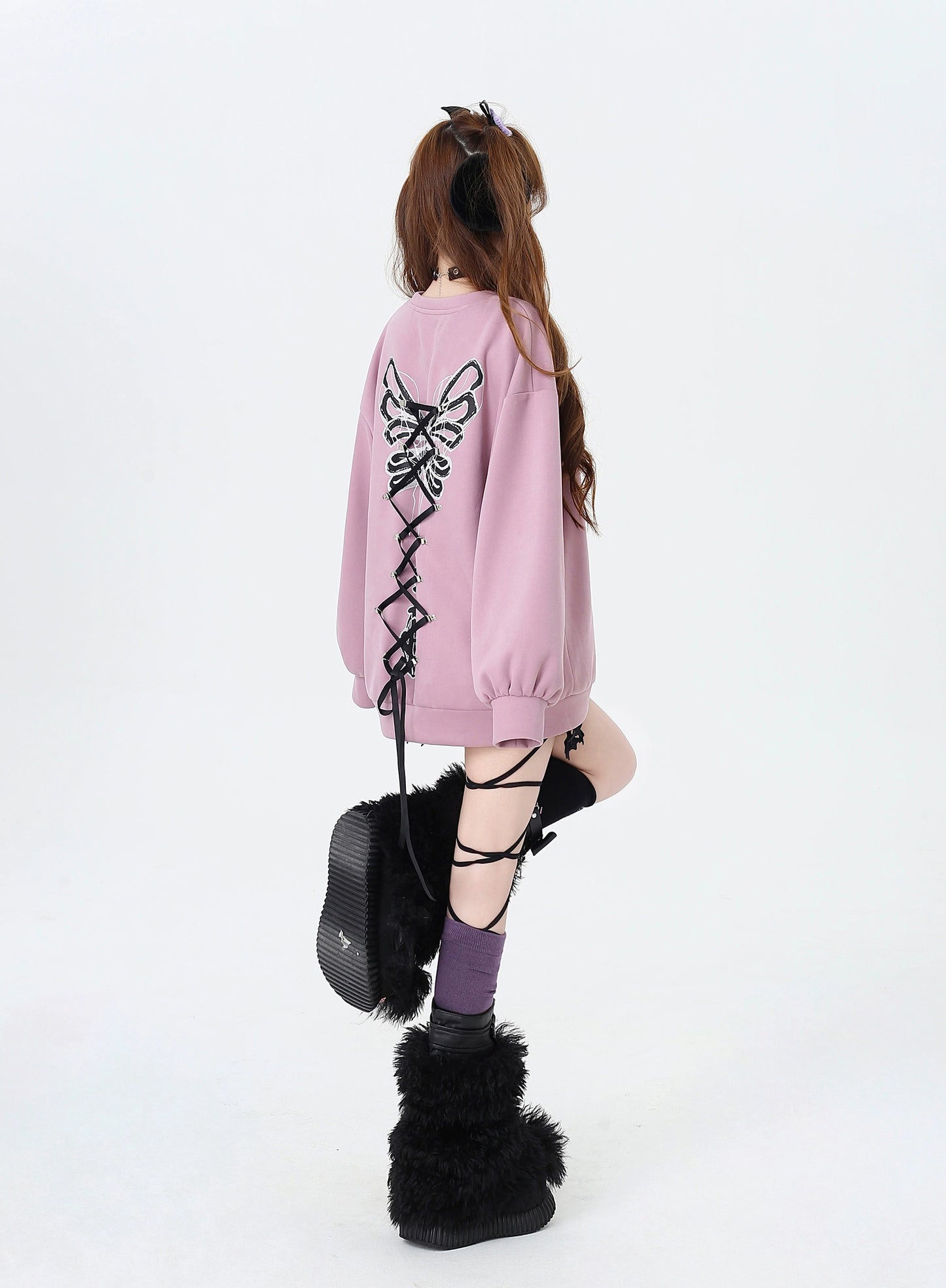 バッグポイントリボンアップスウェット NW1269