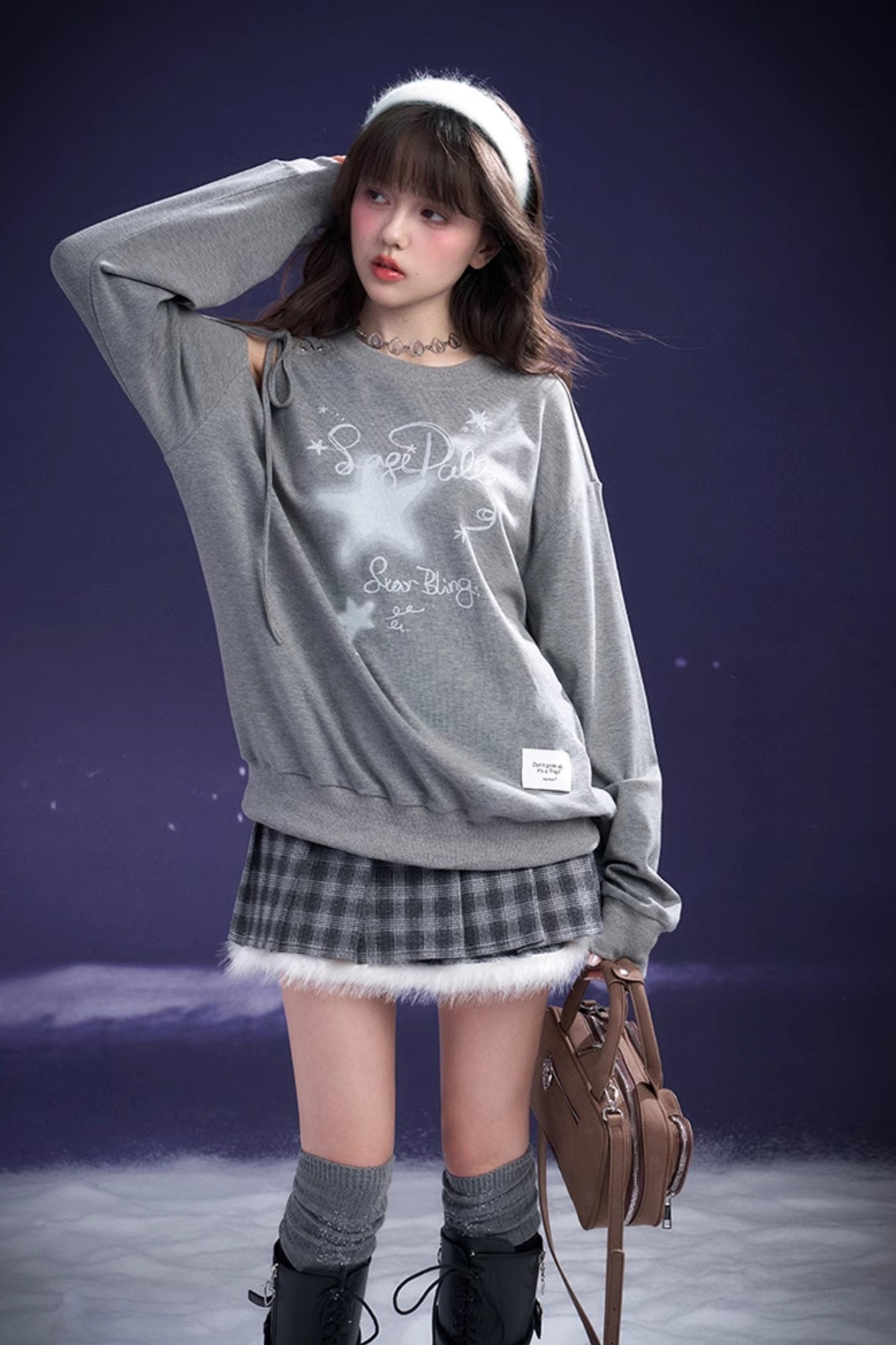 スタープリントスウェット