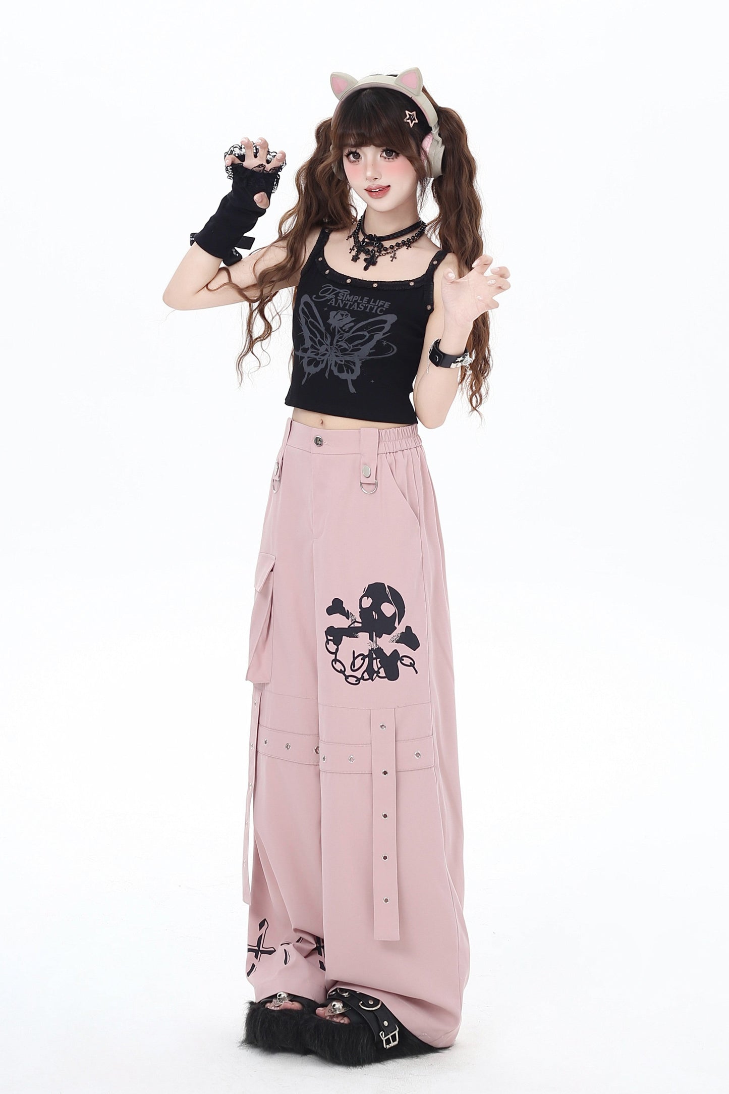 ドクロベルトパンツ