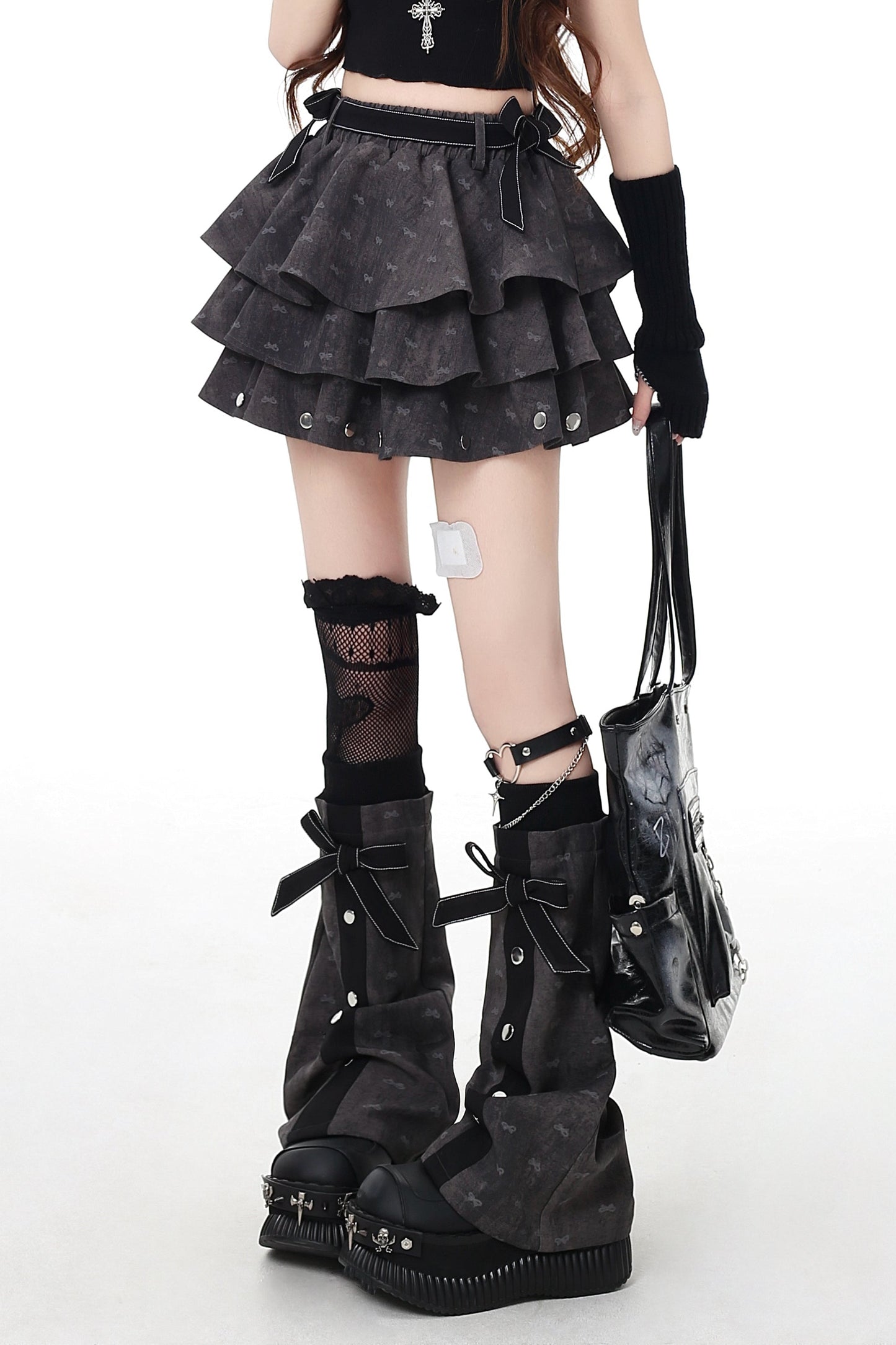 ダークレッグウォーマースカート