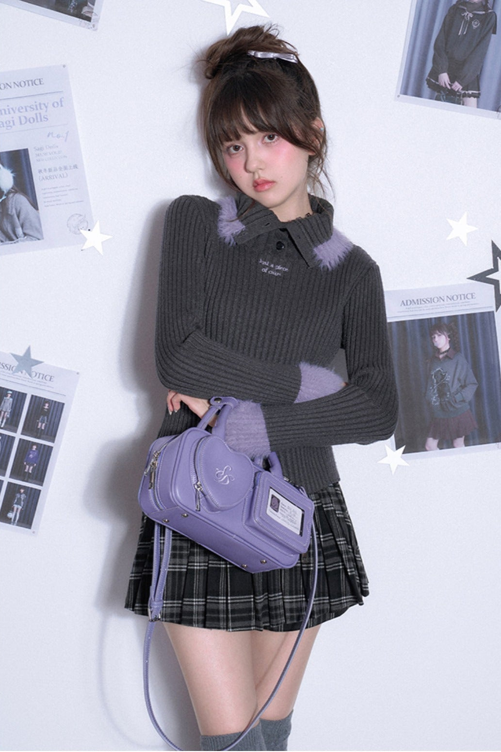 パープルファーニット