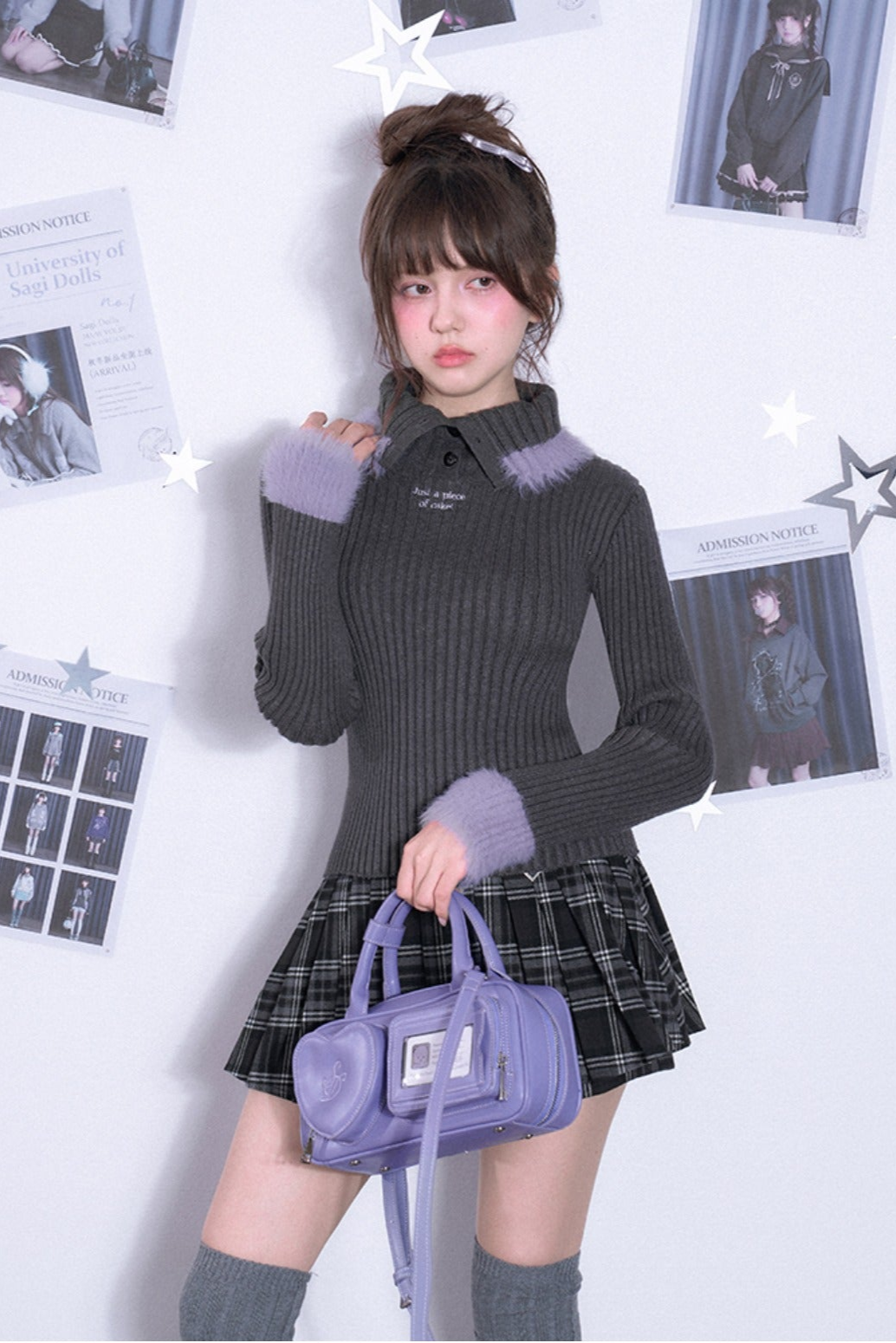 パープルファーニット