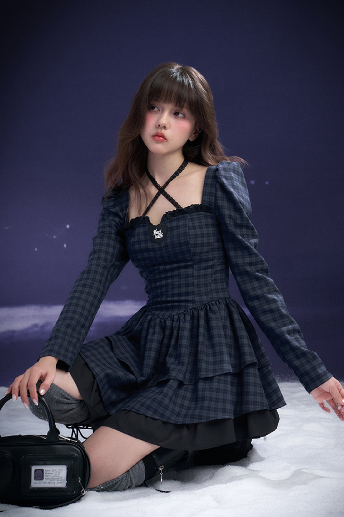 ブルーロリータドレス