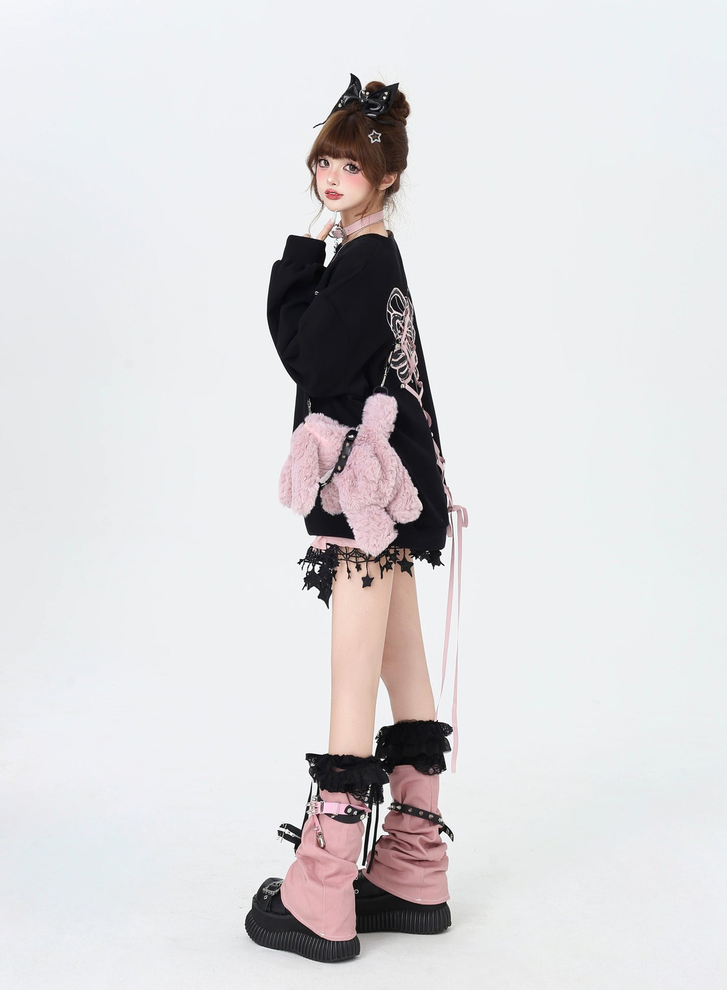 バッグポイントリボンアップスウェット NW1269