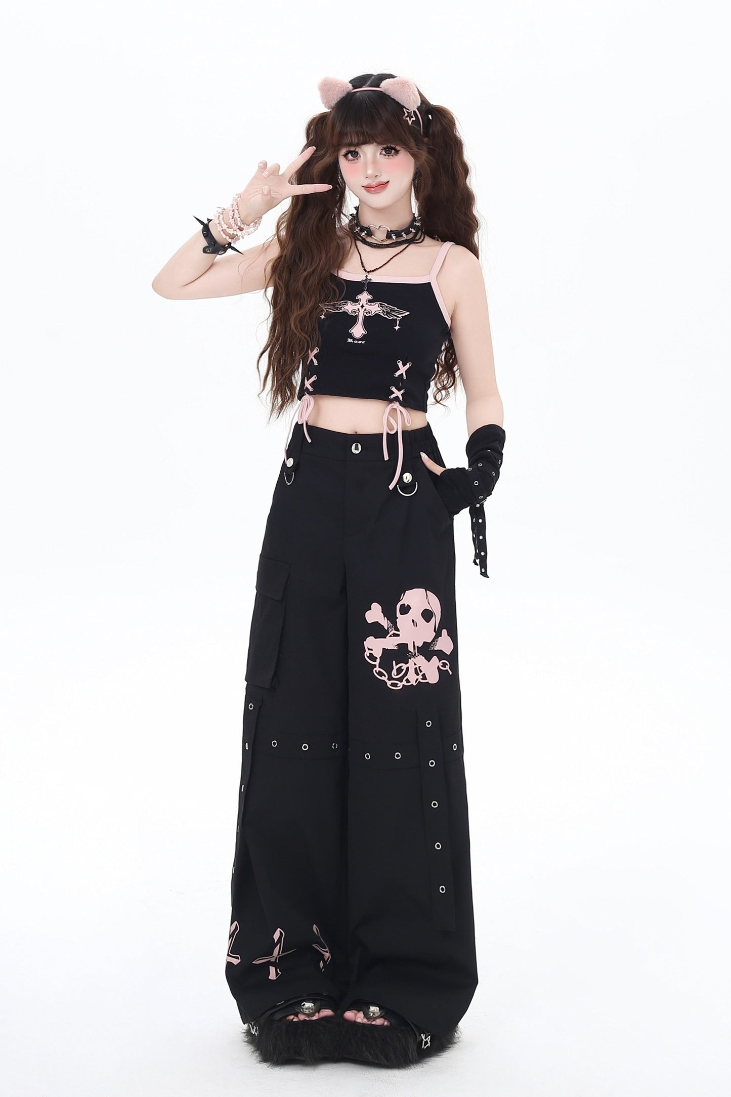 ドクロベルトパンツ