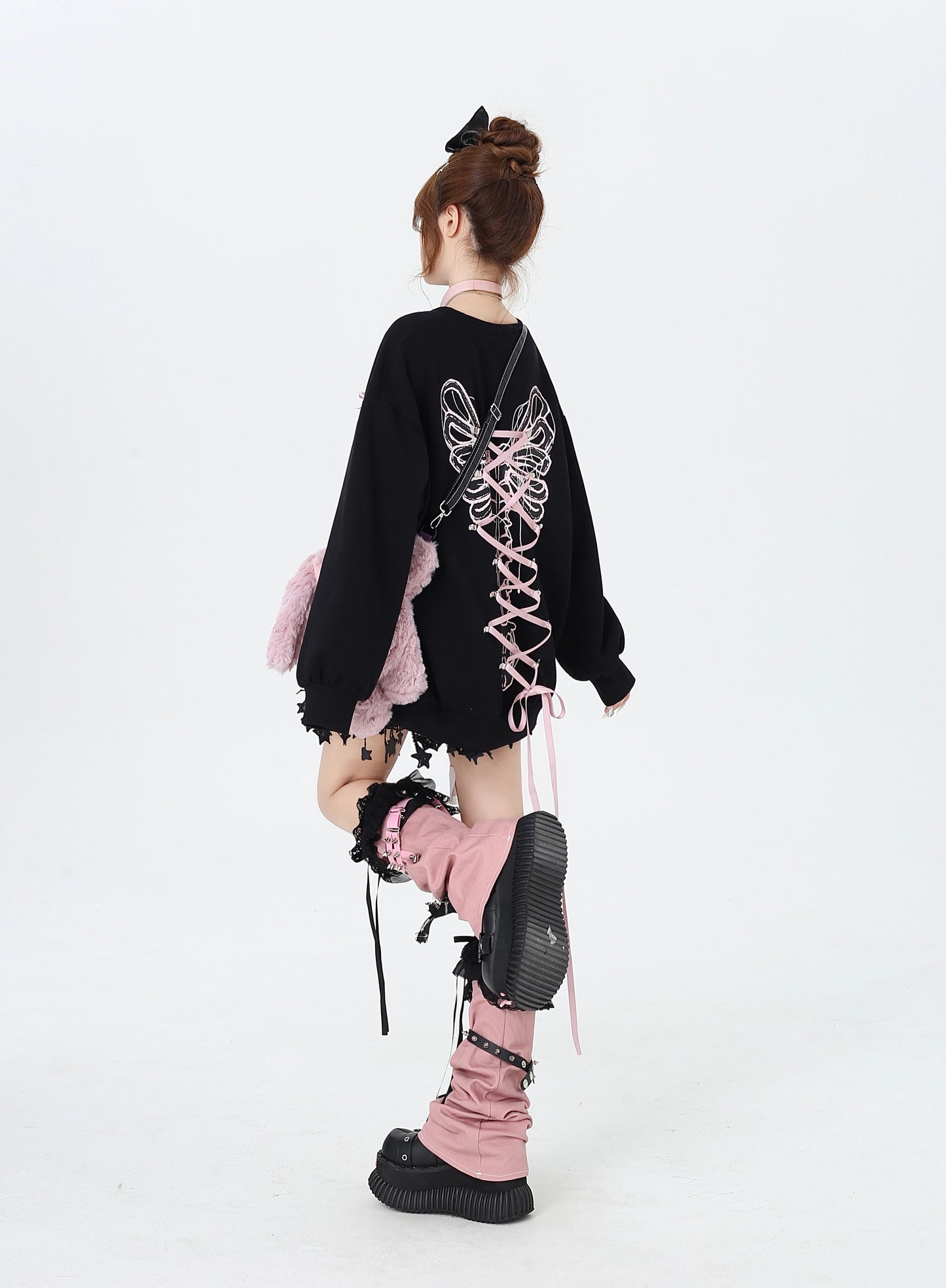 バッグポイントリボンアップスウェット NW1269