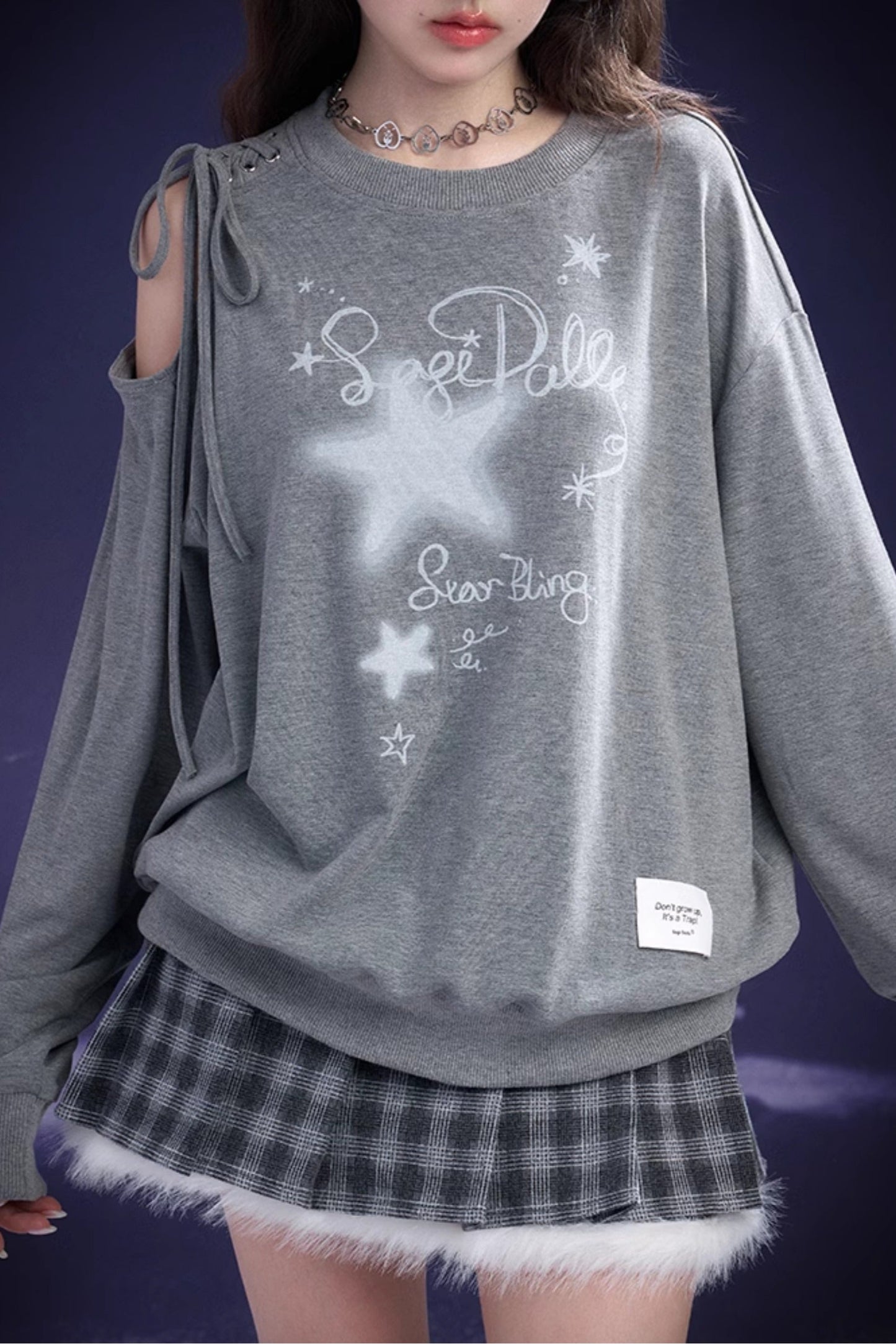 スタープリントスウェット