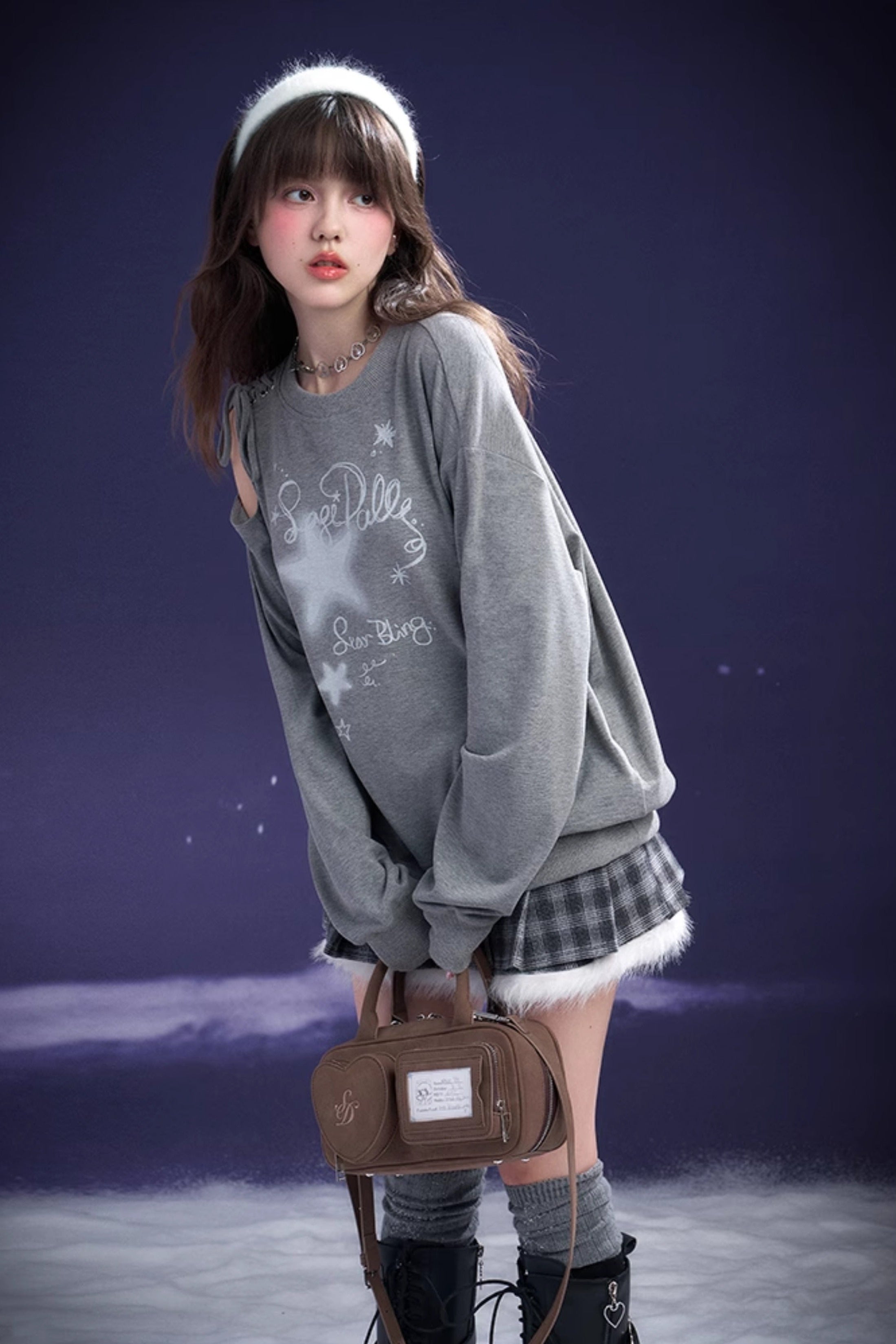 スタープリントスウェット