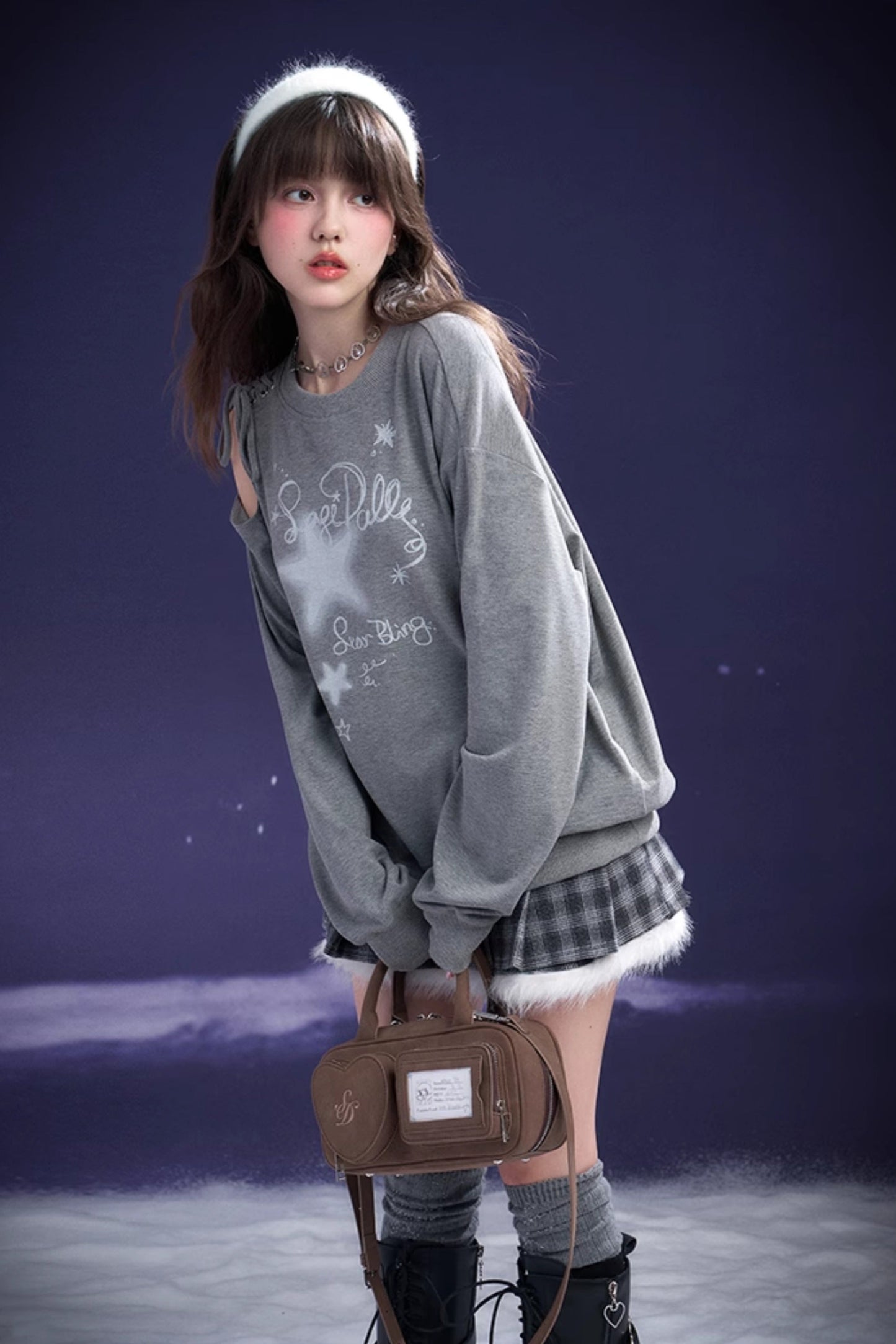 スタープリントスウェット