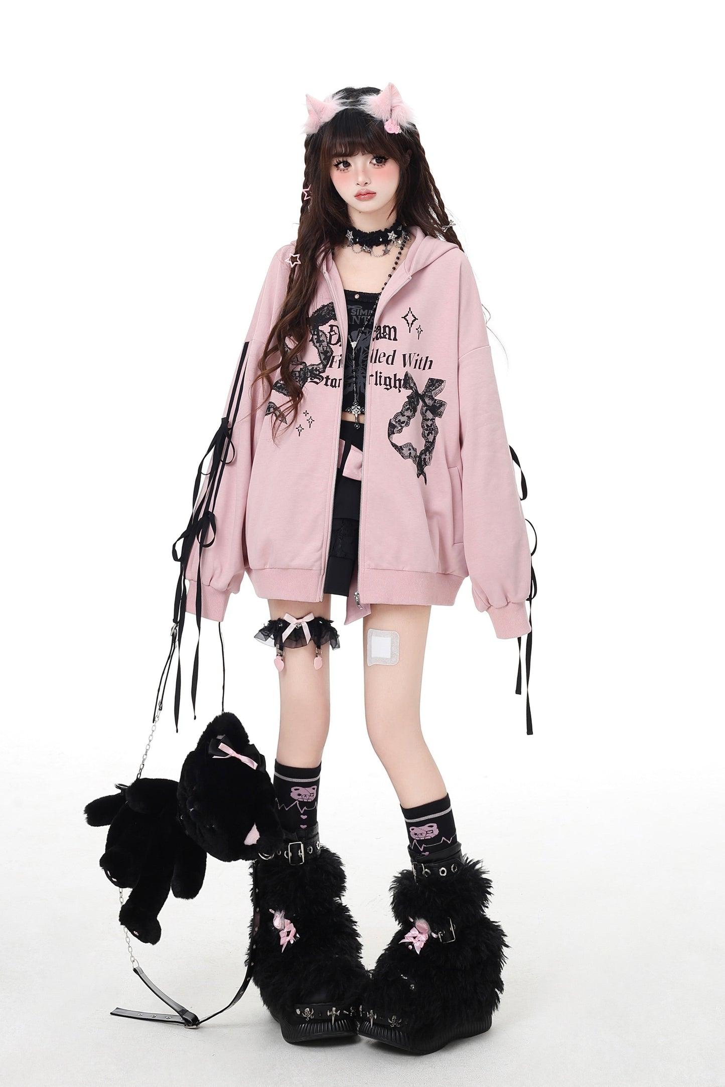 ボウタイルーズパーカー