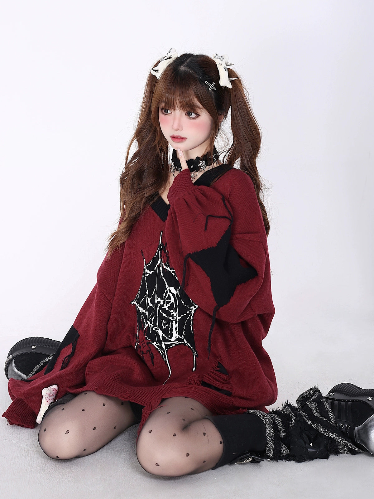 レッドスパイダーニット NW1288