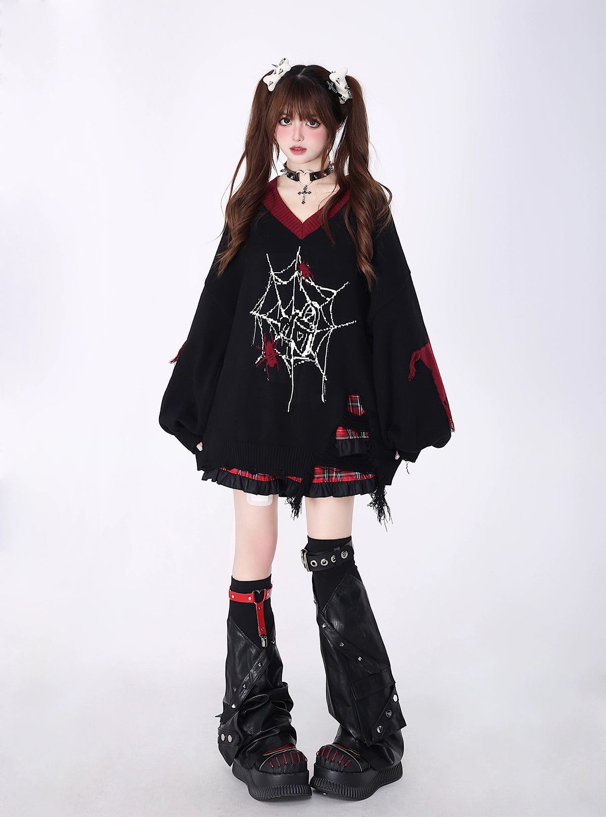 レッドスパイダーニット NW1288