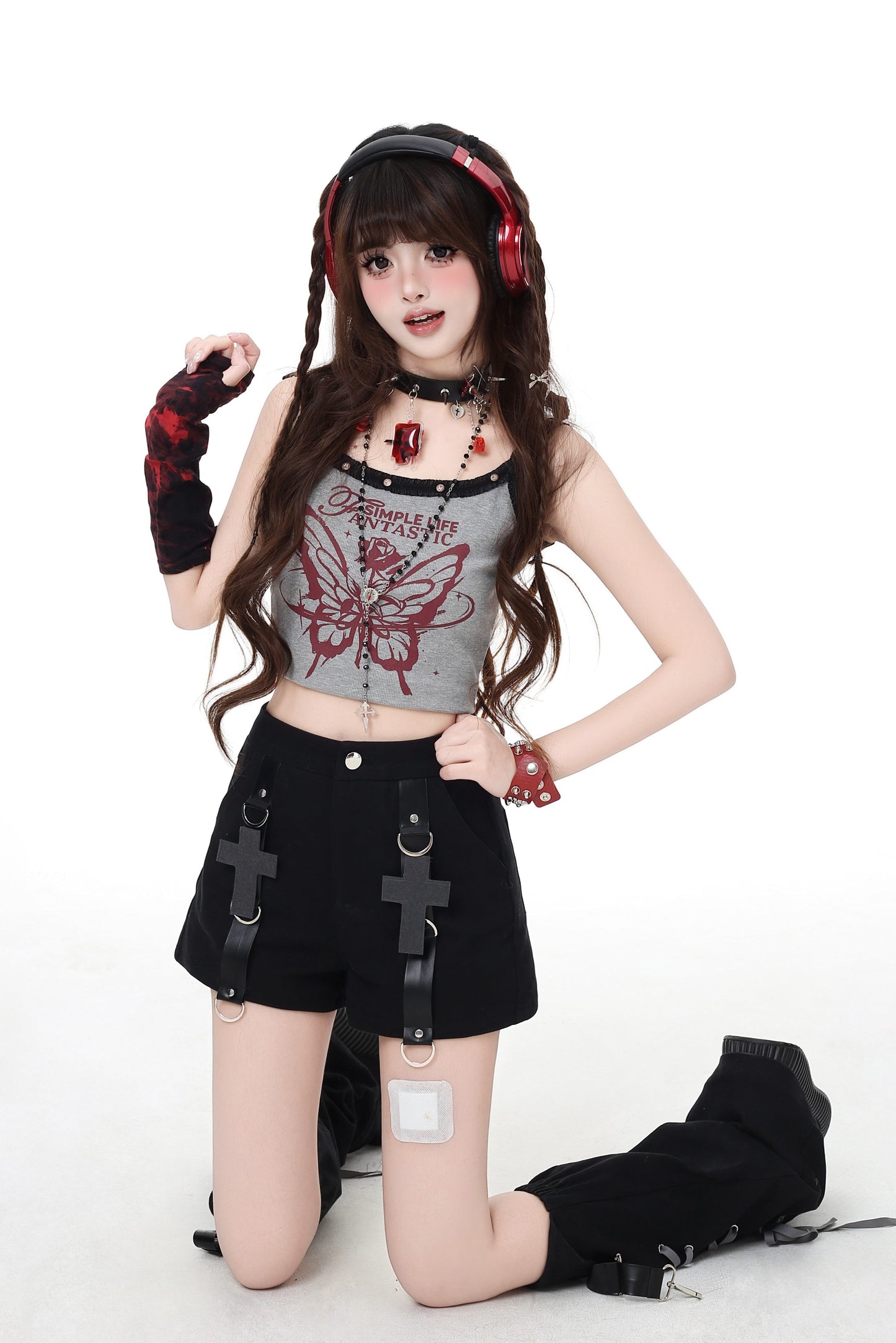 クロスレッグウォーマーパンツ