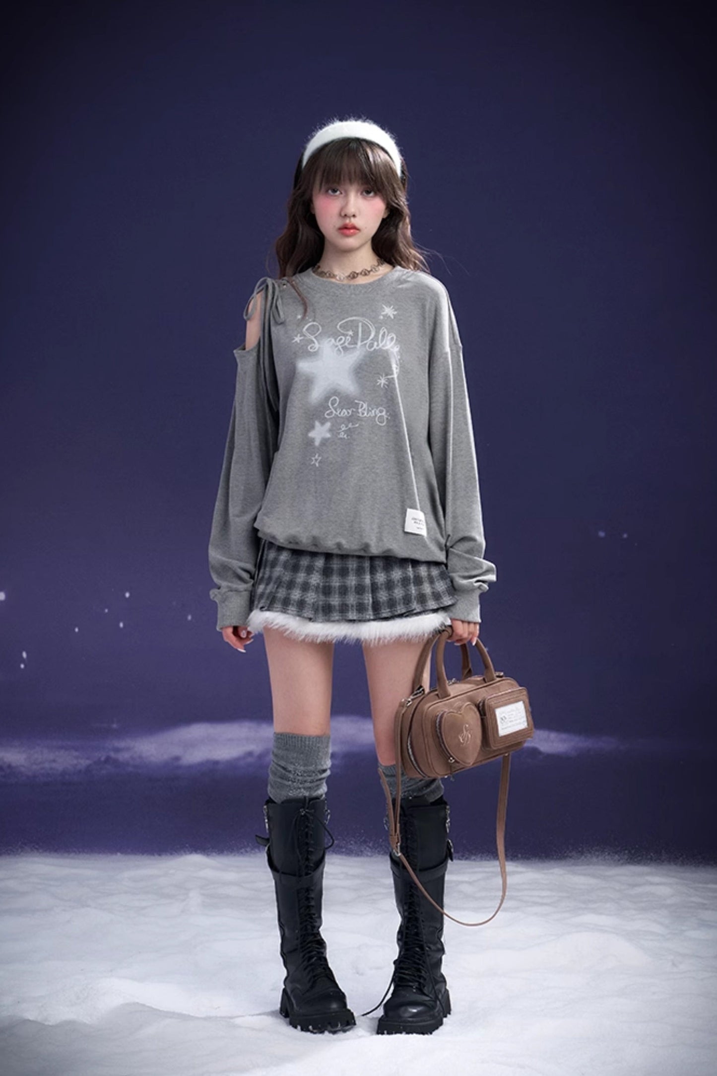 スタープリントスウェット