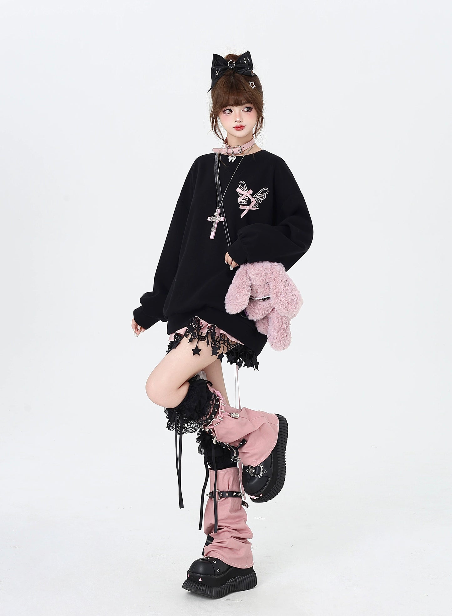 バッグポイントリボンアップスウェット NW1269